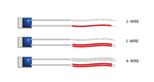 RTD 2 WIRE, 3 WIRE, 4 WIRE configuration